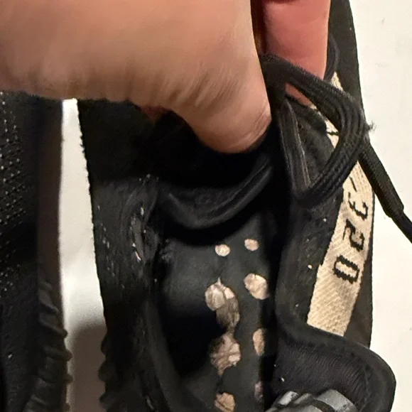 Yeezy Black and Tan Sneakers - Picture 5 of 6